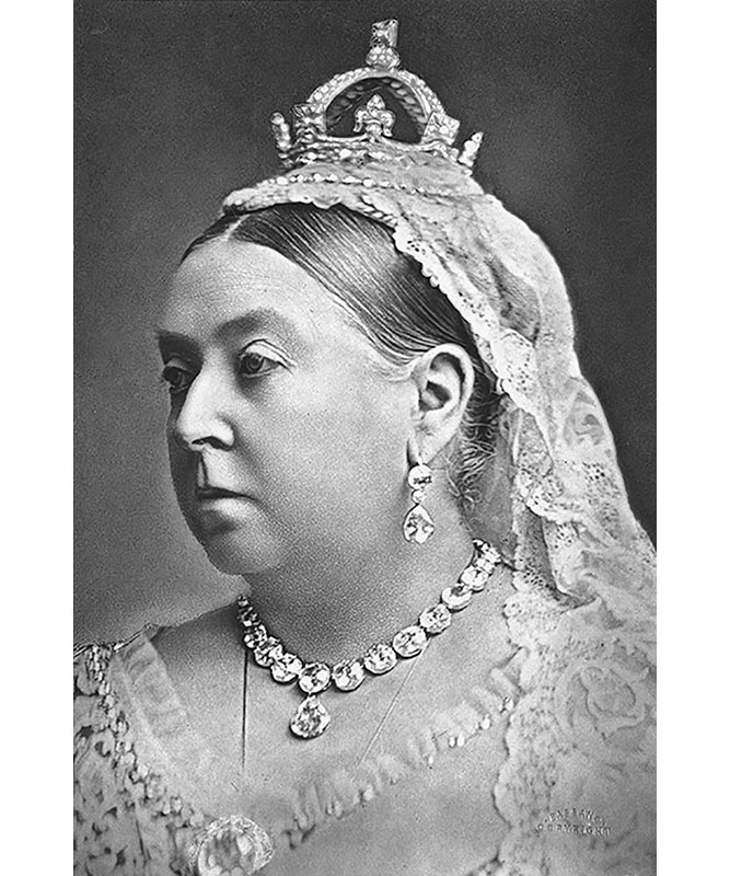 Queen Victoria coronation earrings (1887)