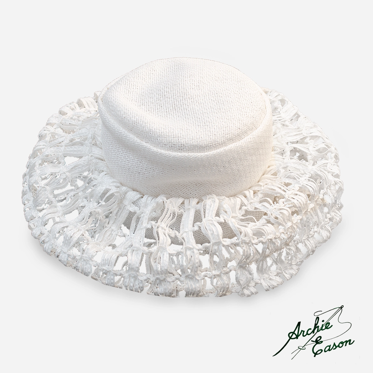 1950s Vintage white Hat