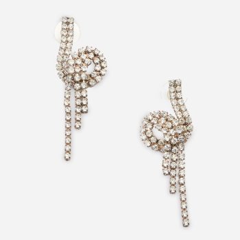 rhinestone dangle earrings