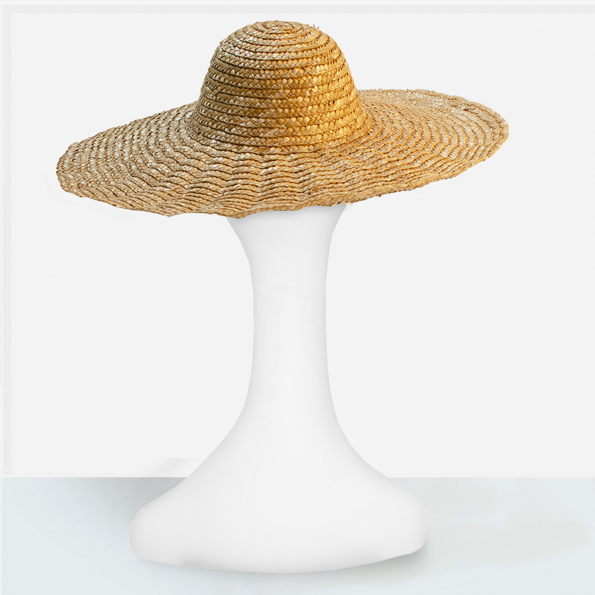 vintage Wide Brim Beach Hat