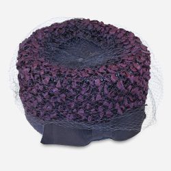 vintage purple hat