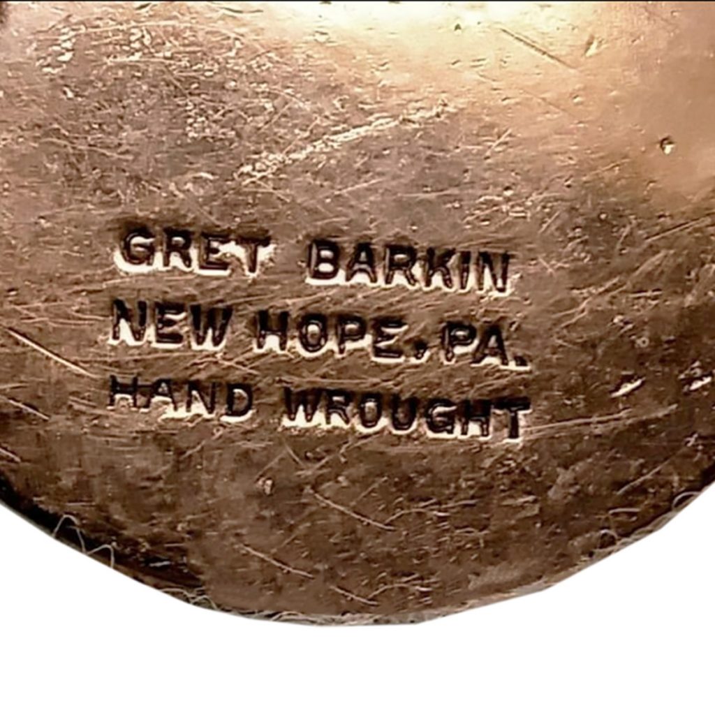 Gret Barkin jewelry mark