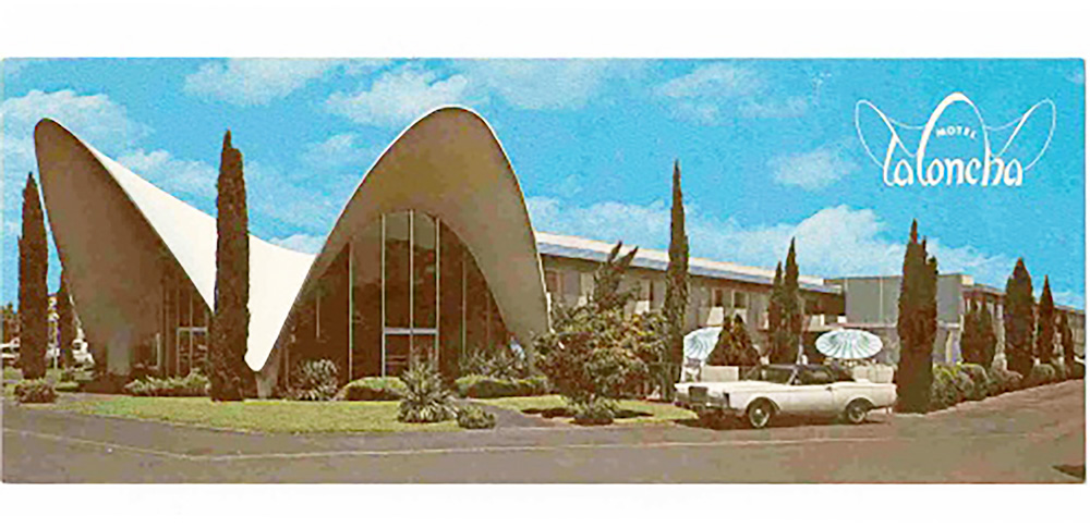 1960s La Concha motel Postcard
