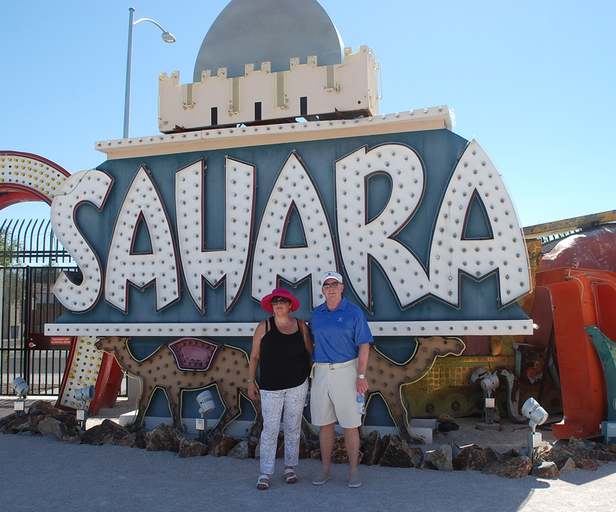 Sahara casino vintage sign