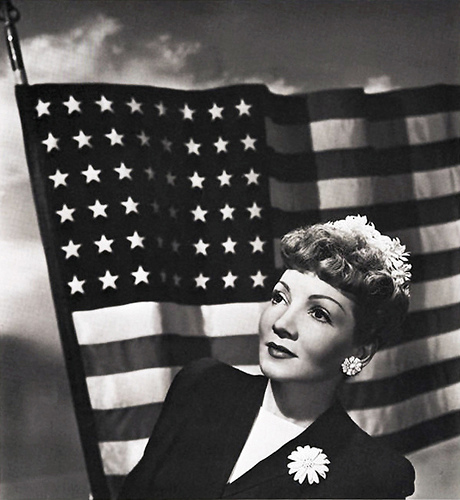 claudette colbert july 4