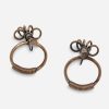 Copper screw back Earrings vintage screw back earrings