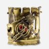 Artisan brass bracelet brass brutalist bracelet
