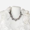 vintage purple beaded necklace vintage purple beaded choker necklace