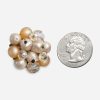 1950s pink Beaded Earrings