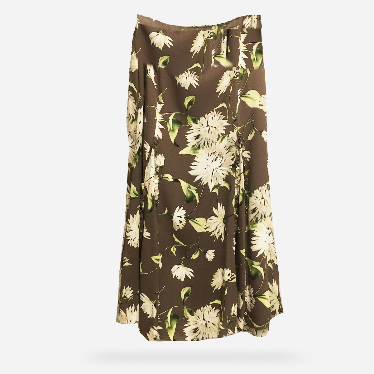 Spring floral long skirt