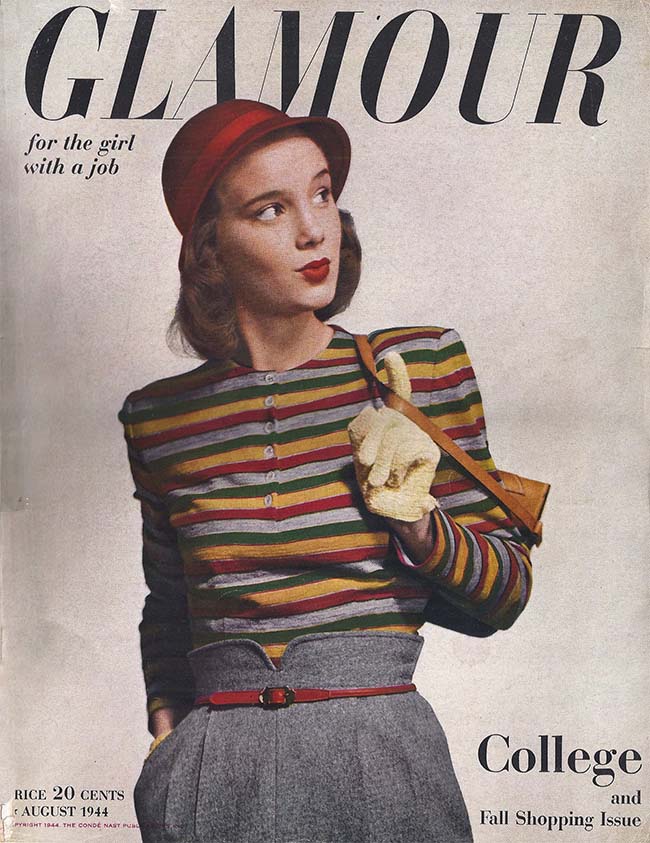 Glamour Magazine cover 1944