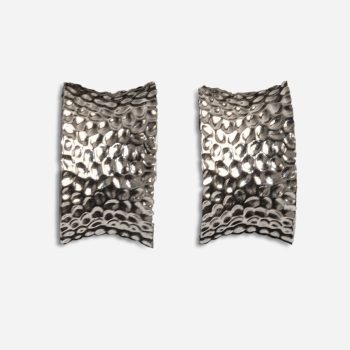 Silver hoop earrings