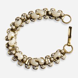 brass victorian revivial bracelet