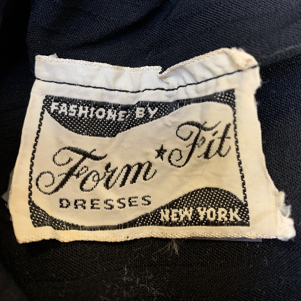 1940s Form fit dress