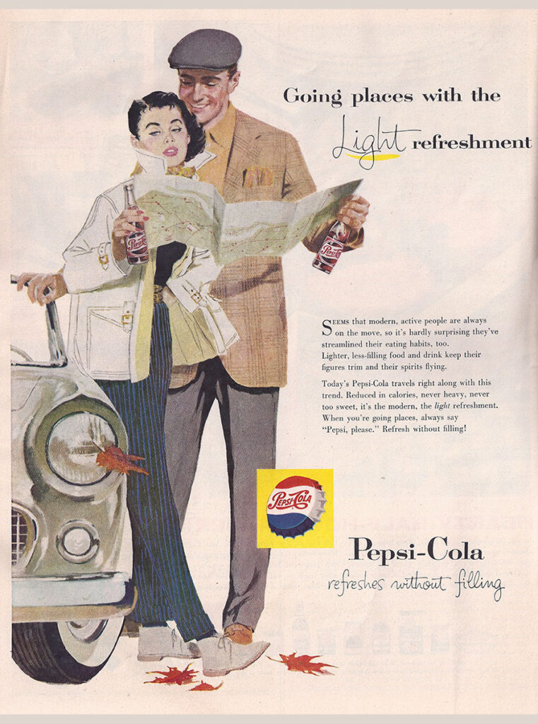 1950s pepsi cola advertisement