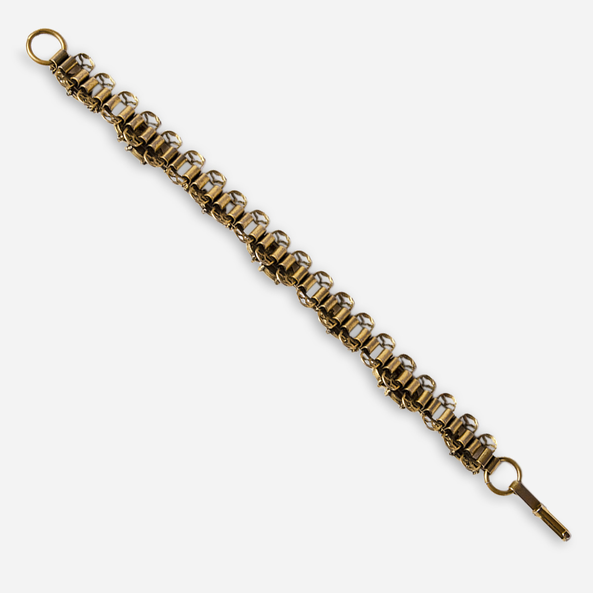 victorian revival gold ling bracelet