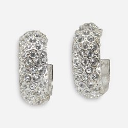 Ralph Lauren Crystal hoop earrings