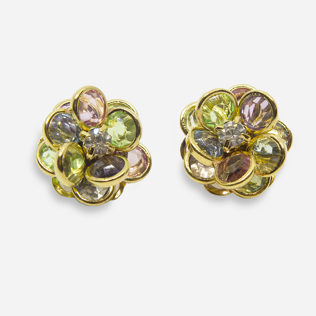 vintage avon floral earrings