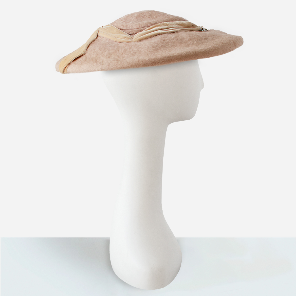 vintage platter hat