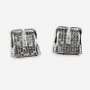 Vintage Whiting Davis Crystal Earrings, Signature Silver MeshWhiting Davis Silver Mesh Earrings Whiting Davis Silver Mesh Earrings