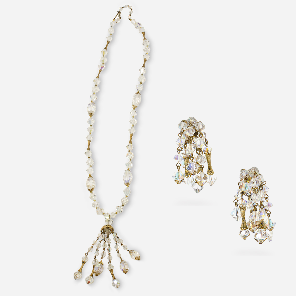 Crystal Bead Jewelry Set