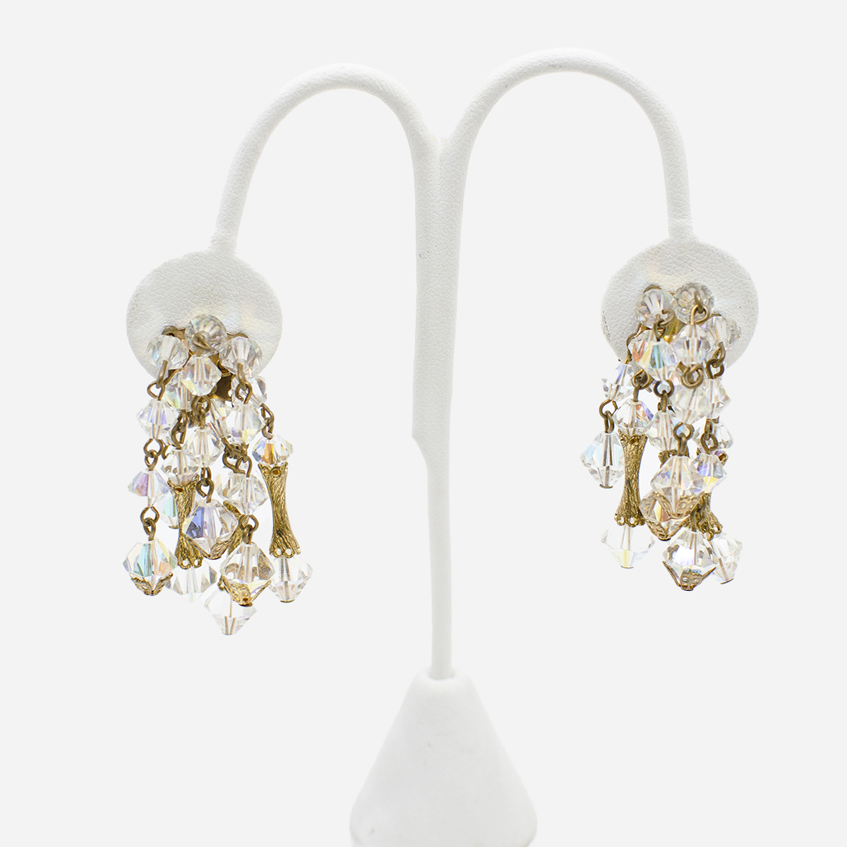 Glass Bead Necklace & Earrings Set