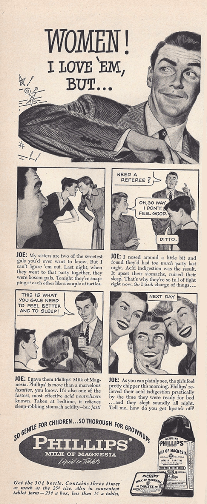 1940s Milk of Magnesia advertisement