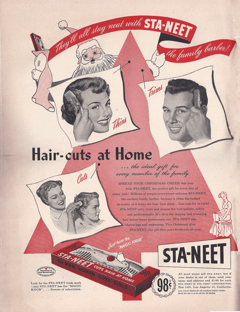 1940s Sta-net hair cuts advertisement