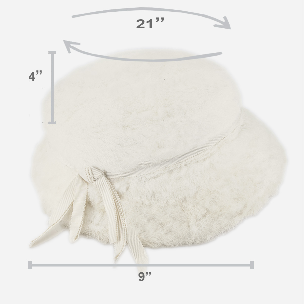 winter white hat size