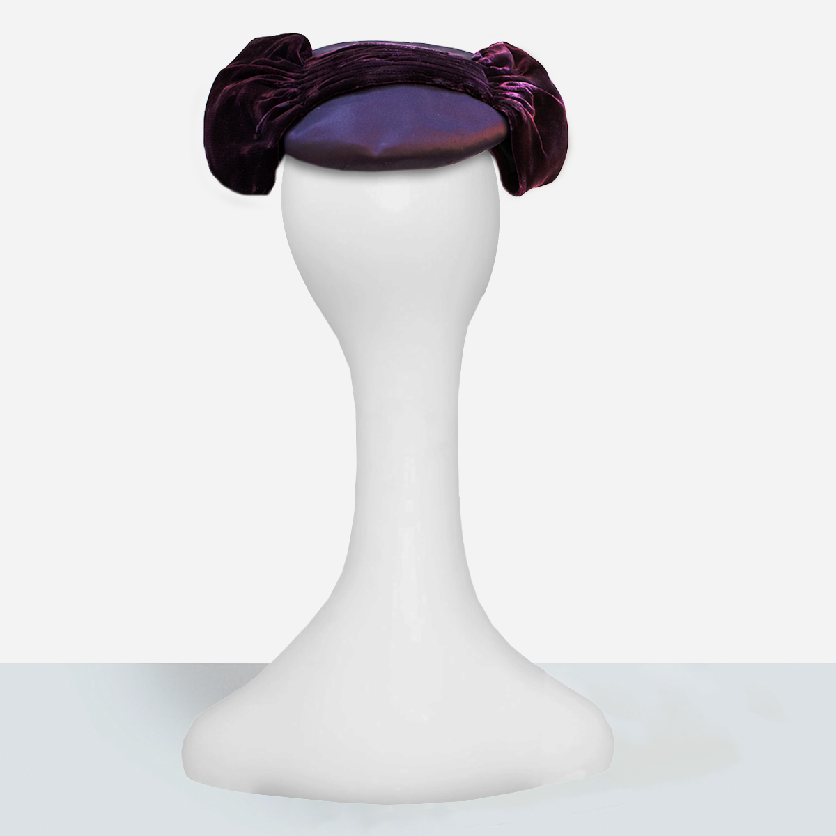 1950s purple hat