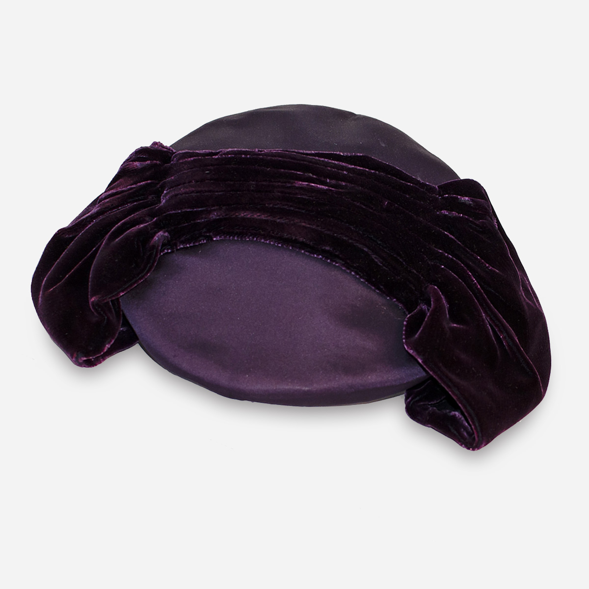 purple half hat