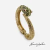 signed kenneth Jay Lane snake bracelet