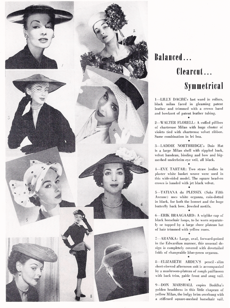 1950s women's hats