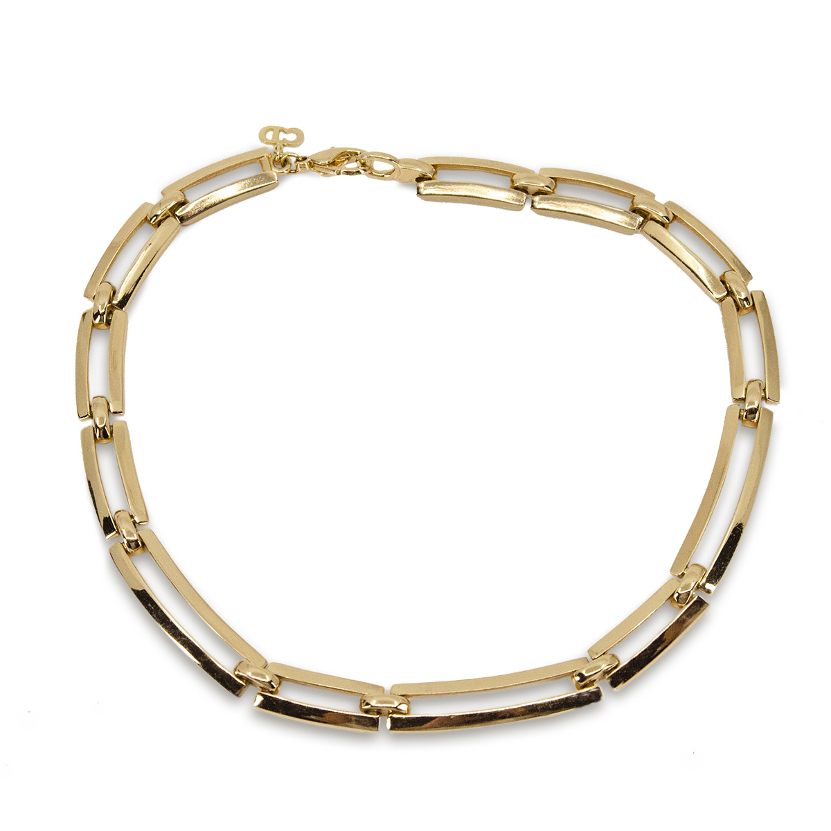 DIOR Petit CD Choker Necklace Gold – Reluxe Vintage