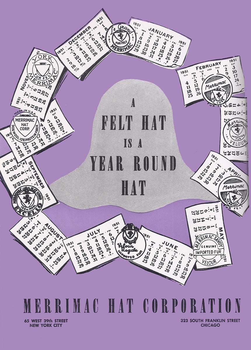 vintage felt hat bodies