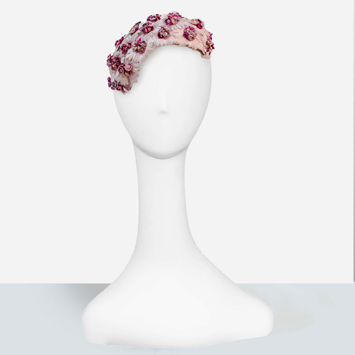 Purple flower hat