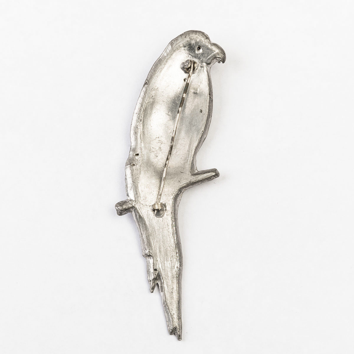 silver bird brooch