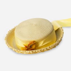 vintage Yellow Breton hat