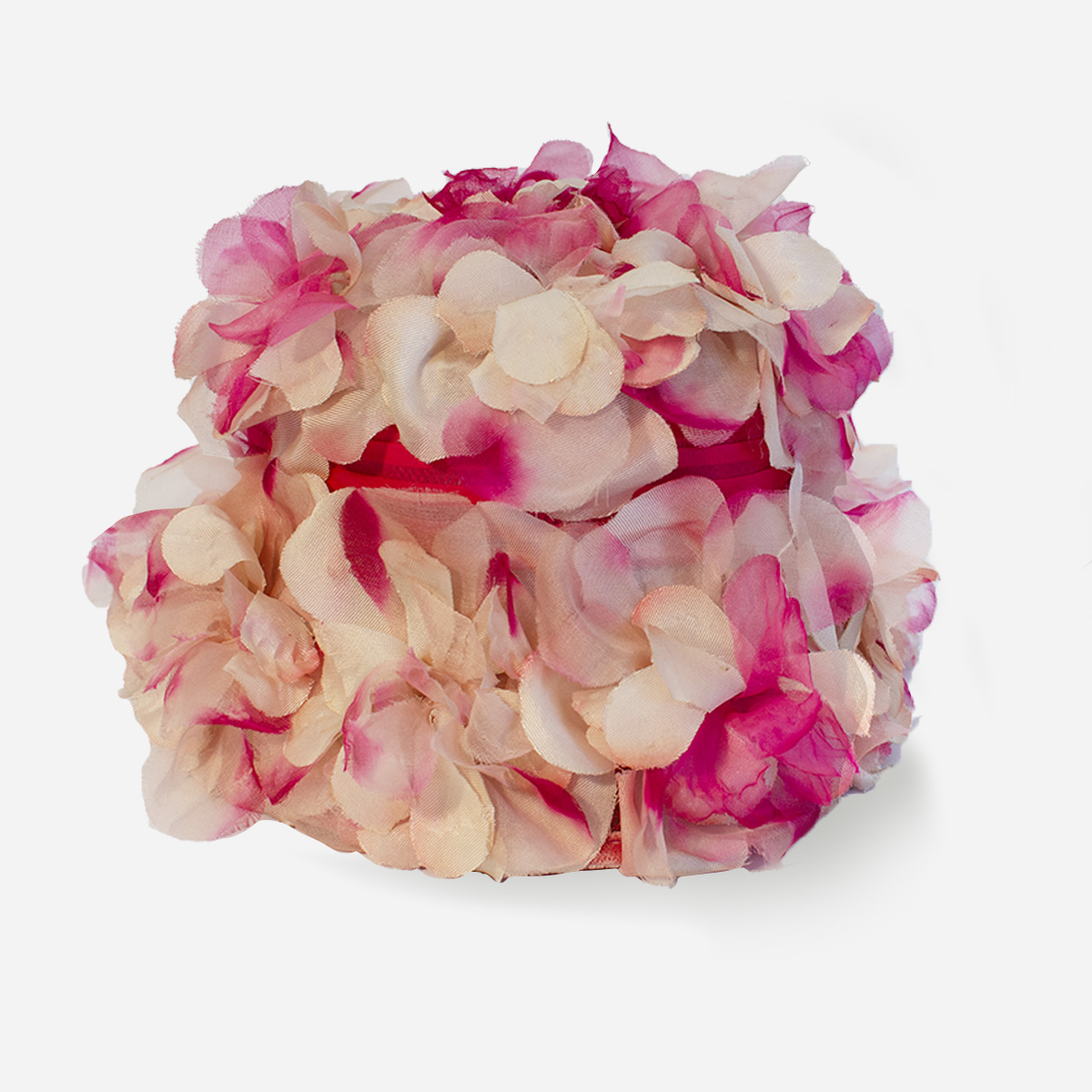 1960s pink flower hat