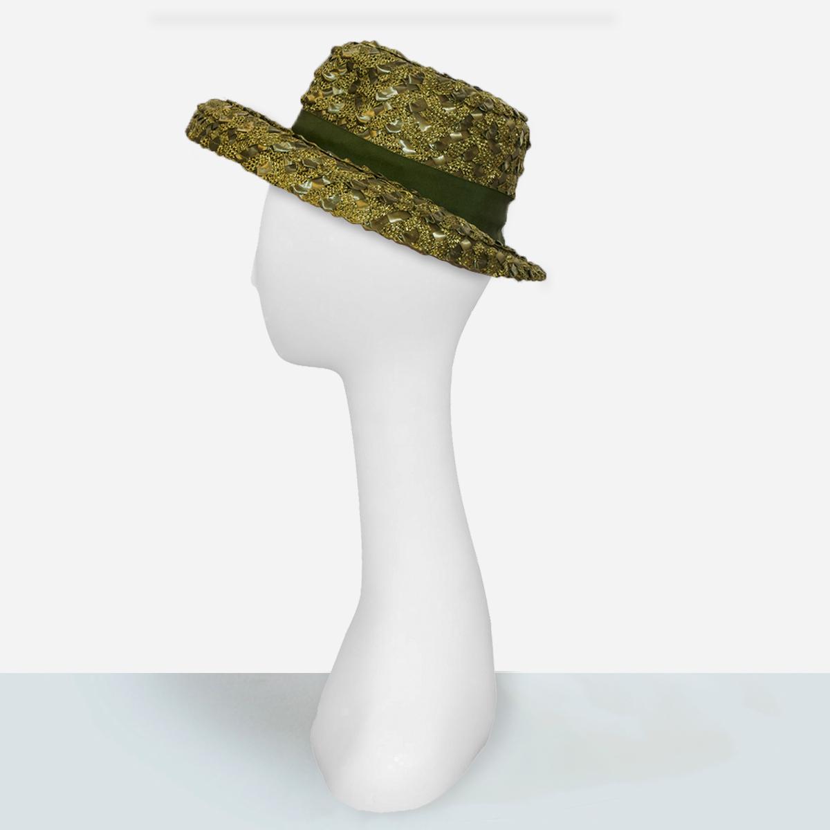 Green sun hat