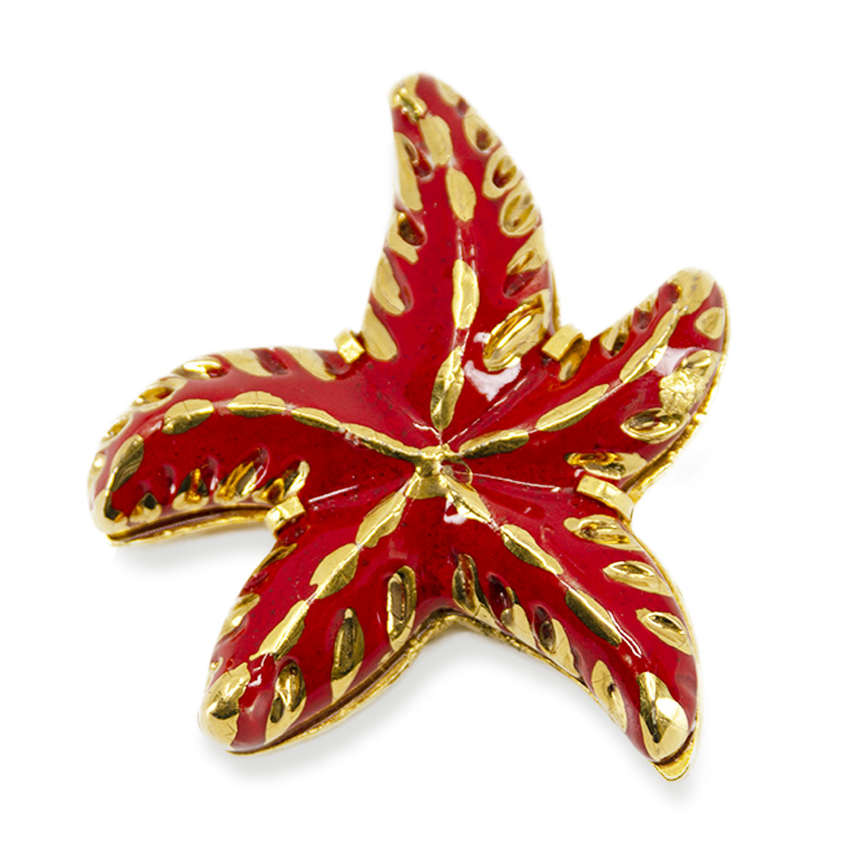 Yves Saint Laurent brooch, starfish pin