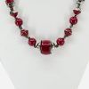 red bead necklace red bead necklace