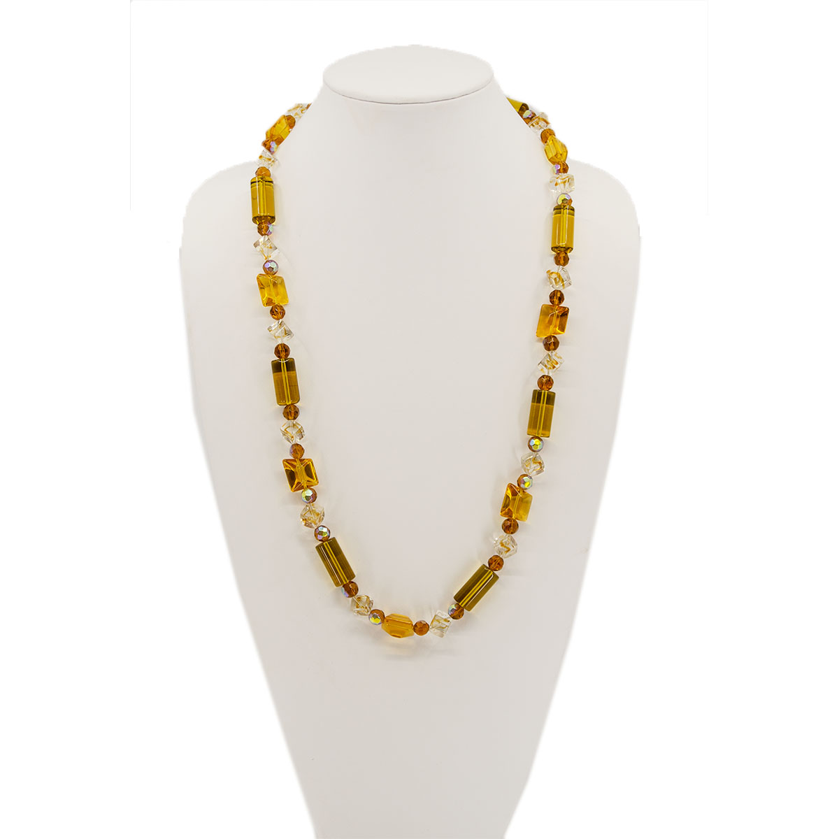 amber glass necklace