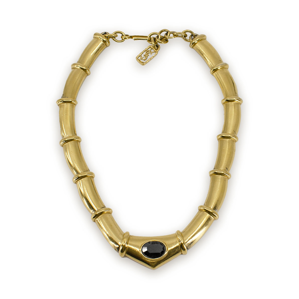 YLS gold link necklace