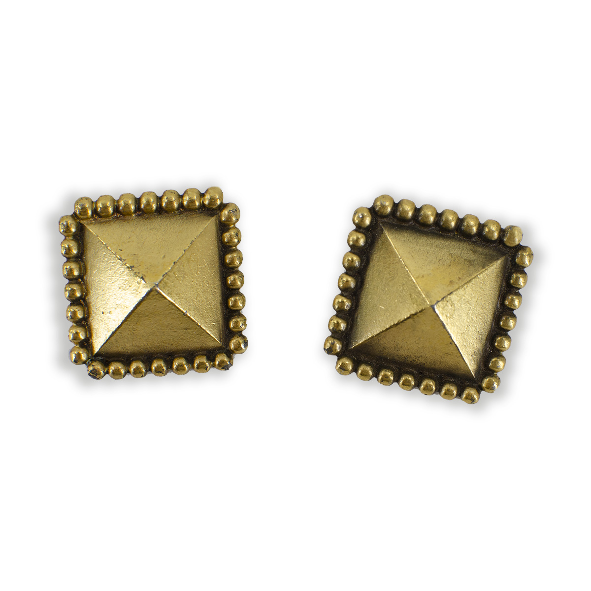 YSL gold earrings