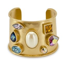 YSL jeweled cuff bracelet