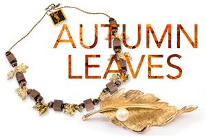 The autumn leaves jewelry collection