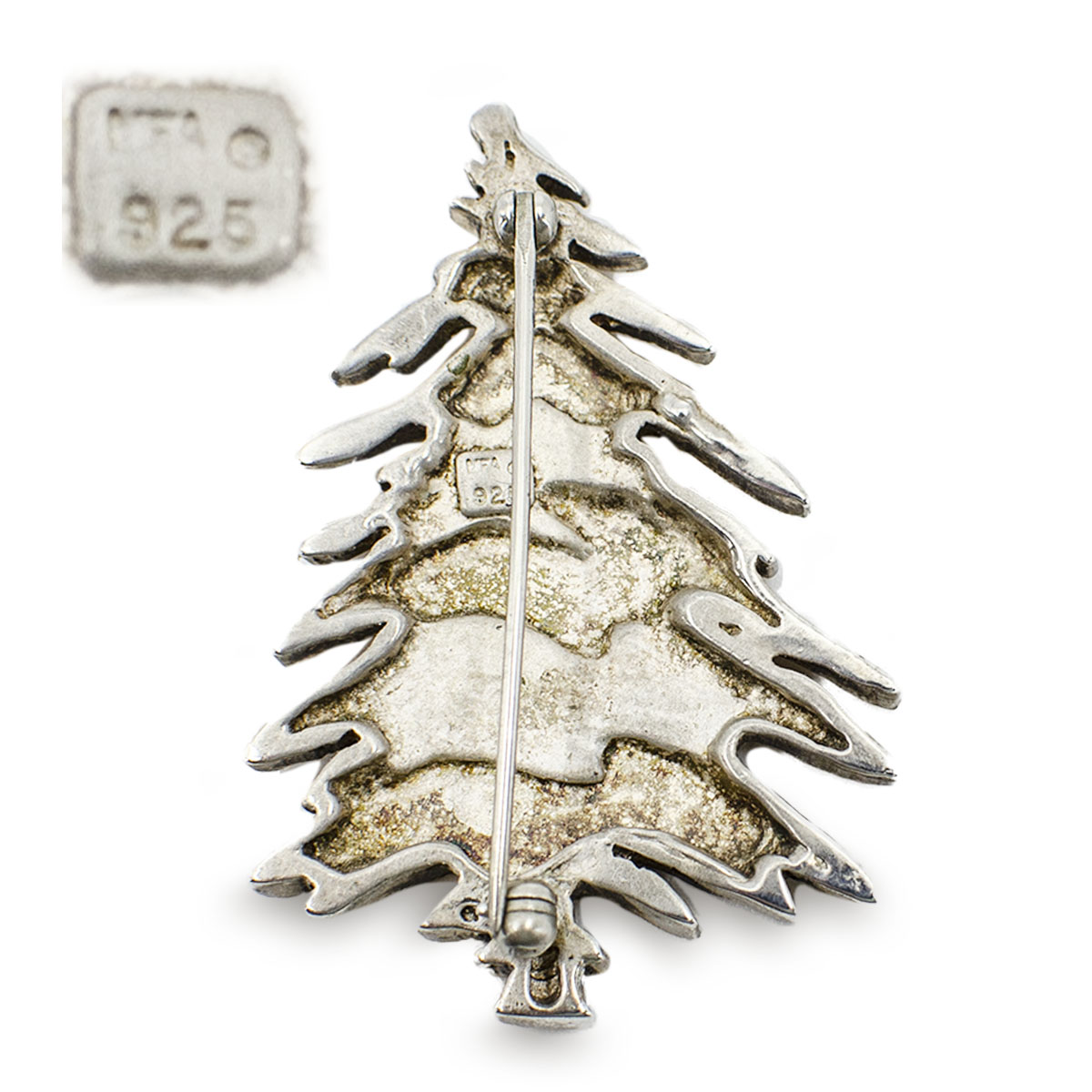 Sterling silver pin MFA 925 boston