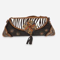 Mary Frances zebra handbag