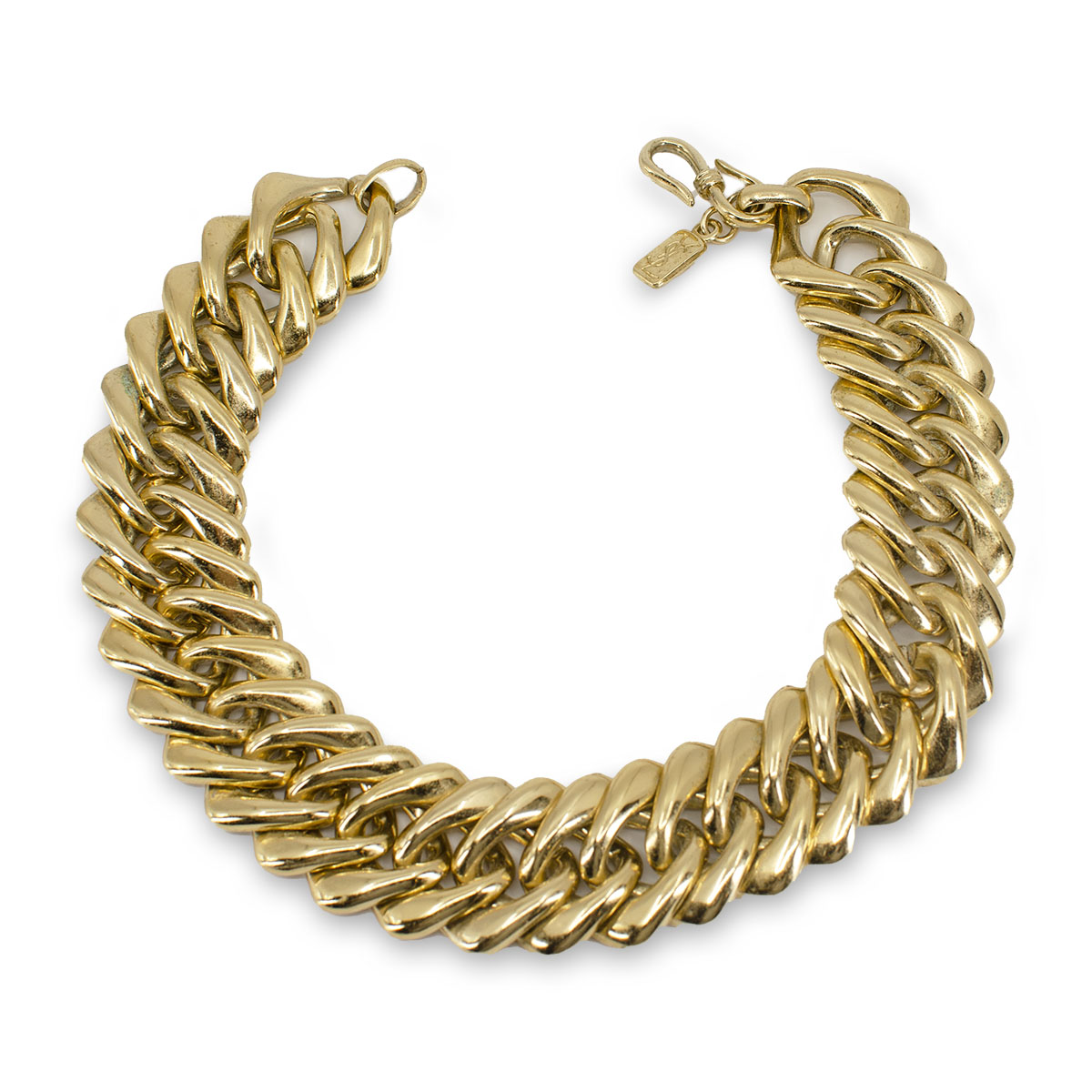 Yves Saint Laurent Gold Link Necklace